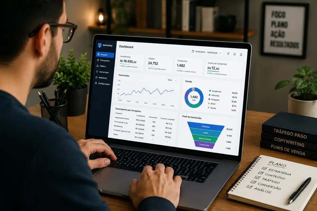 Como Trabalhar Com Marketing Digital: Tudo o Que Você Precisa Saber 3 Estudando marketing digital em casa cursos online