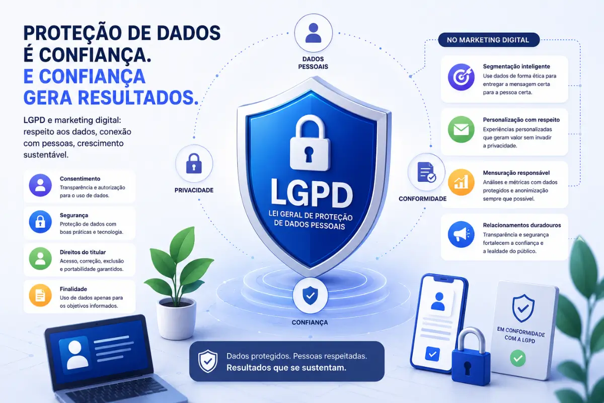 LGPD proteção de dados marketing digital inteligência artificial Brasil
