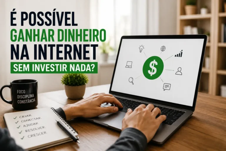É possível ganhar dinheiro na internet sem investir nada? 1 É possível ganhar dinheiro na internet sem investir nada