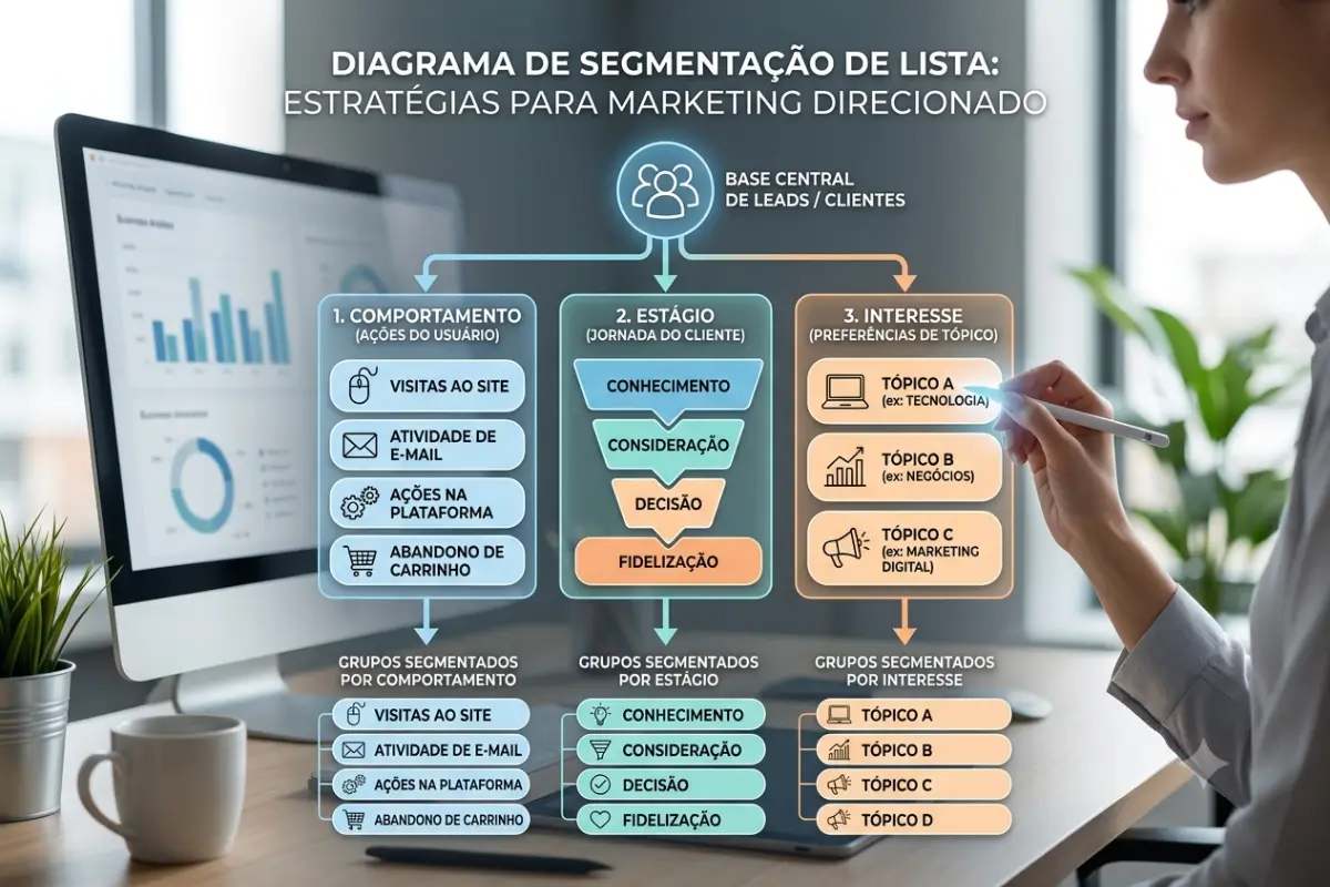 Email Marketing: O Guia Definitivo para Criar Listas e Vender Mais 4 Segmentação lista email marketing grupos comportamento interesse
