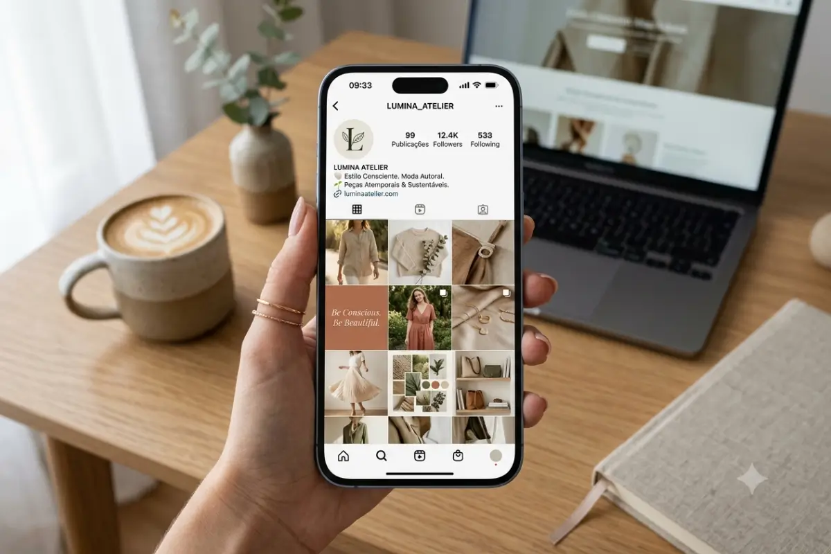 Anúncios no Facebook ou Instagram: Qual Escolher para Seu Negócio? 5 Identidade visual feed instagram marca moda